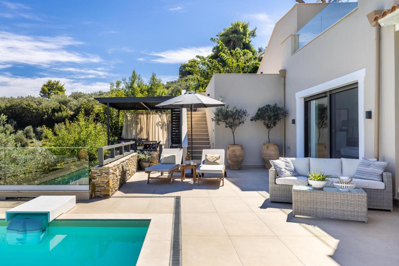 Villa Politimi Luxury Retreat Skopelos stad Exteriör bild