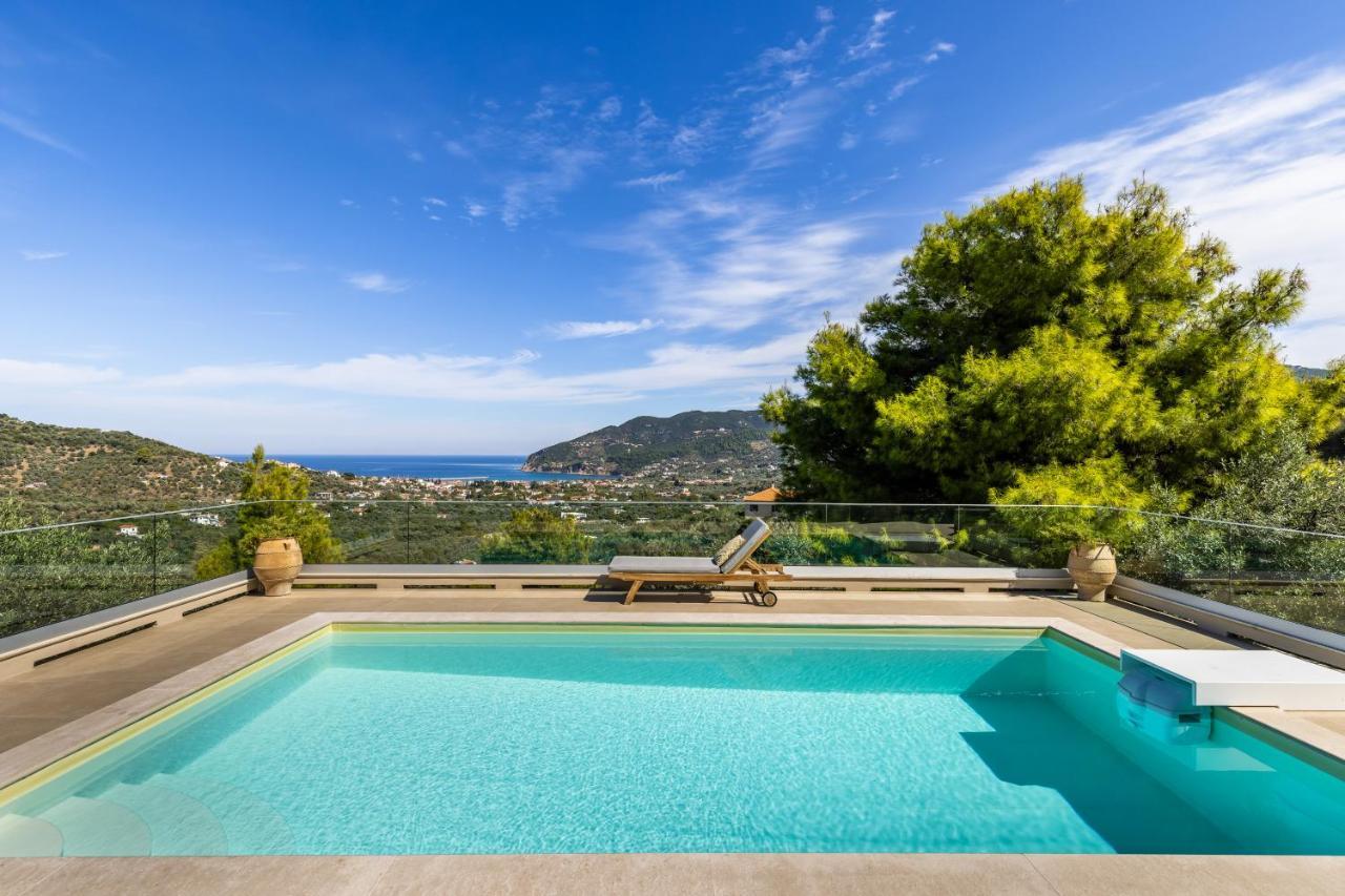 Villa Politimi Luxury Retreat Skopelos stad Exteriör bild
