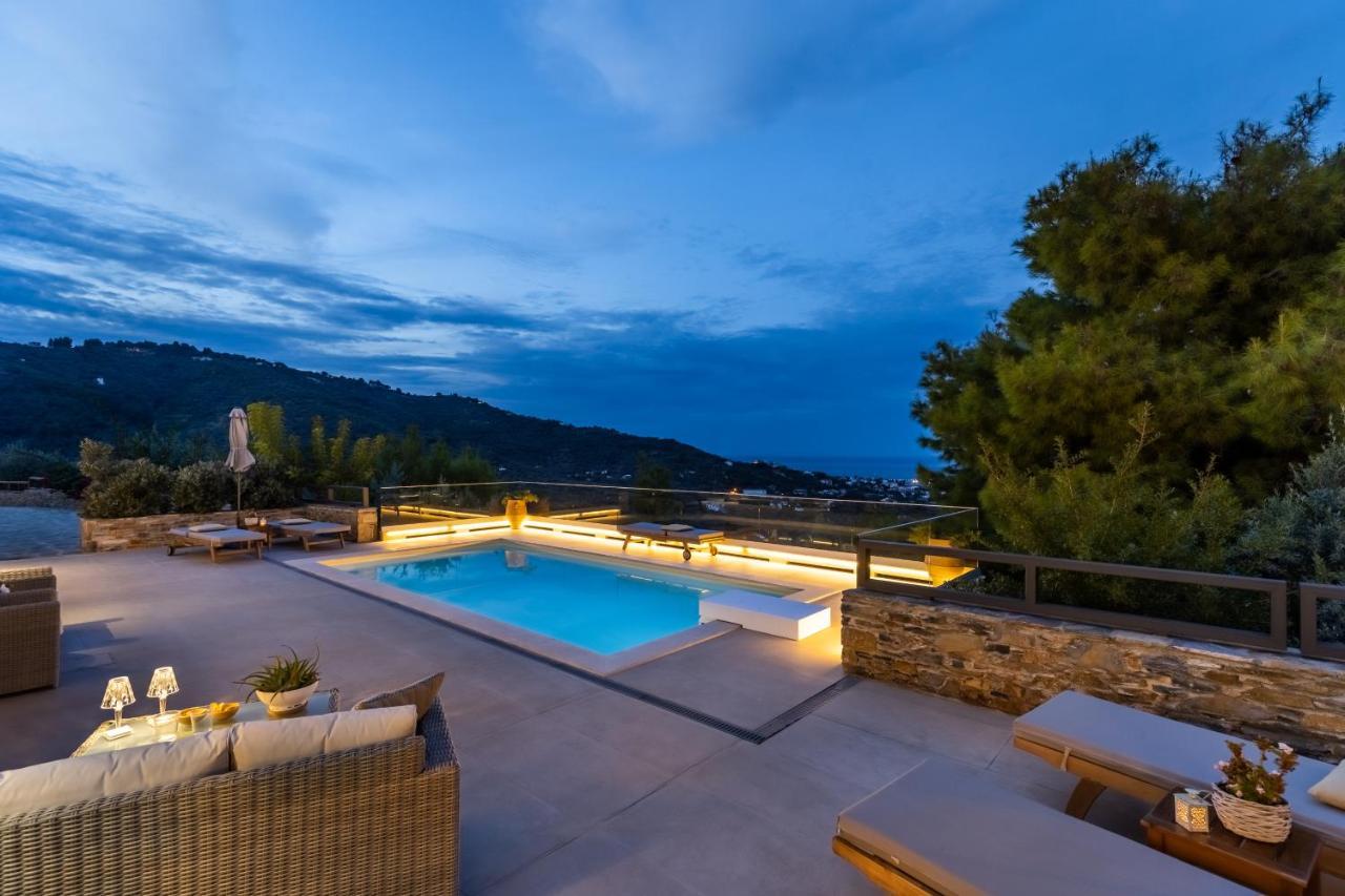 Villa Politimi Luxury Retreat Skopelos stad Exteriör bild