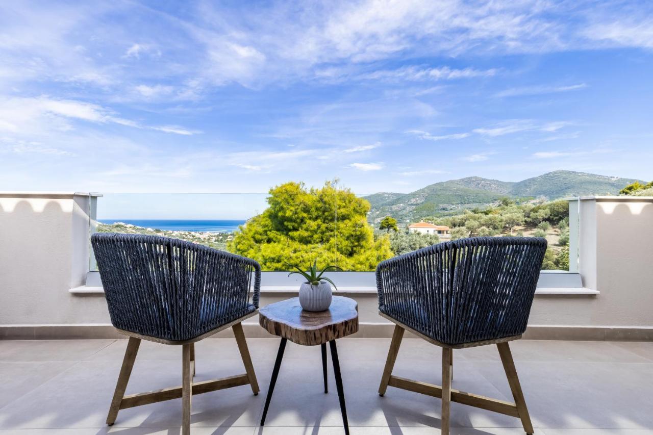 Villa Politimi Luxury Retreat Skopelos stad Exteriör bild
