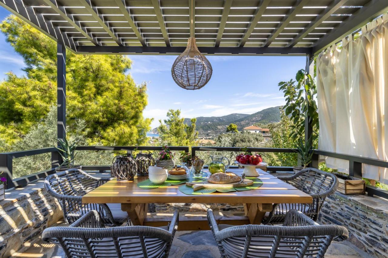 Villa Politimi Luxury Retreat Skopelos stad Exteriör bild
