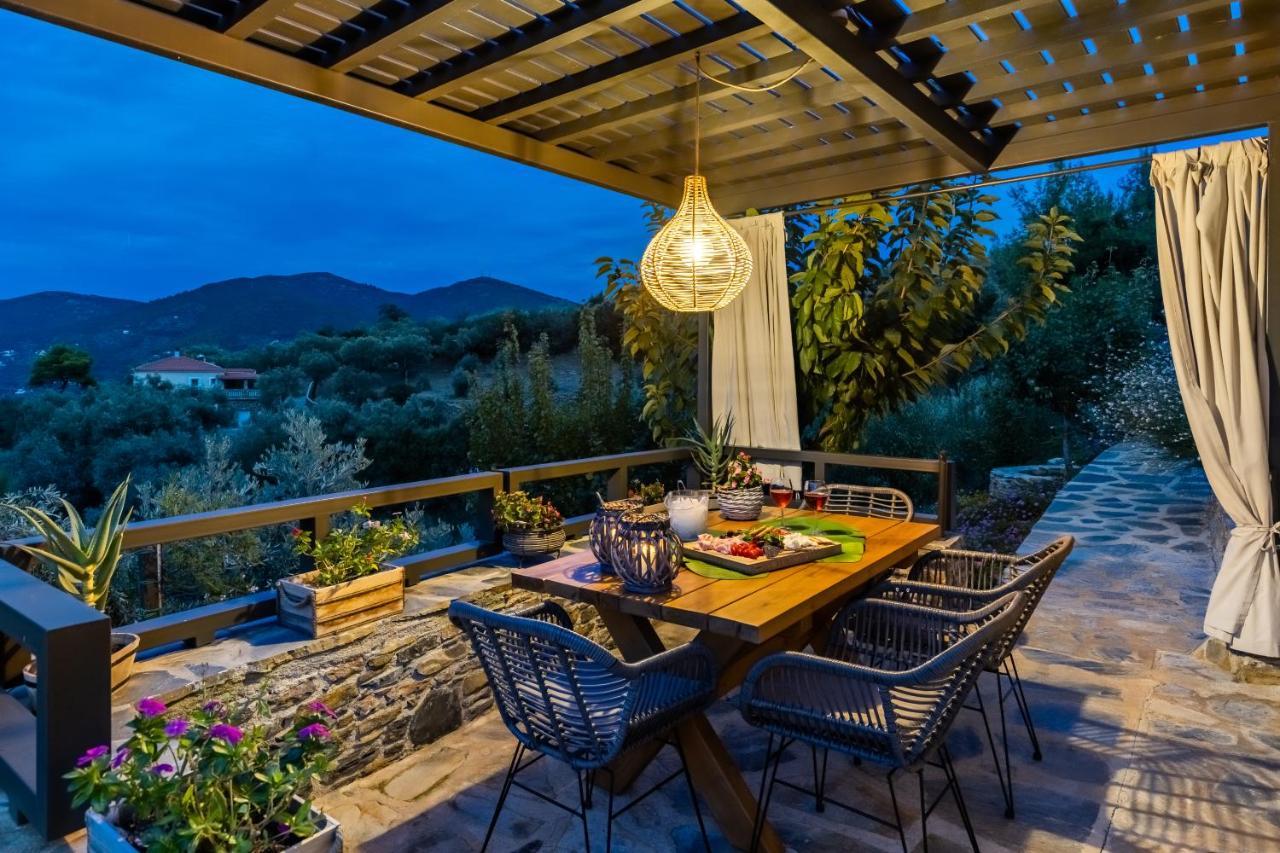 Villa Politimi Luxury Retreat Skopelos stad Exteriör bild